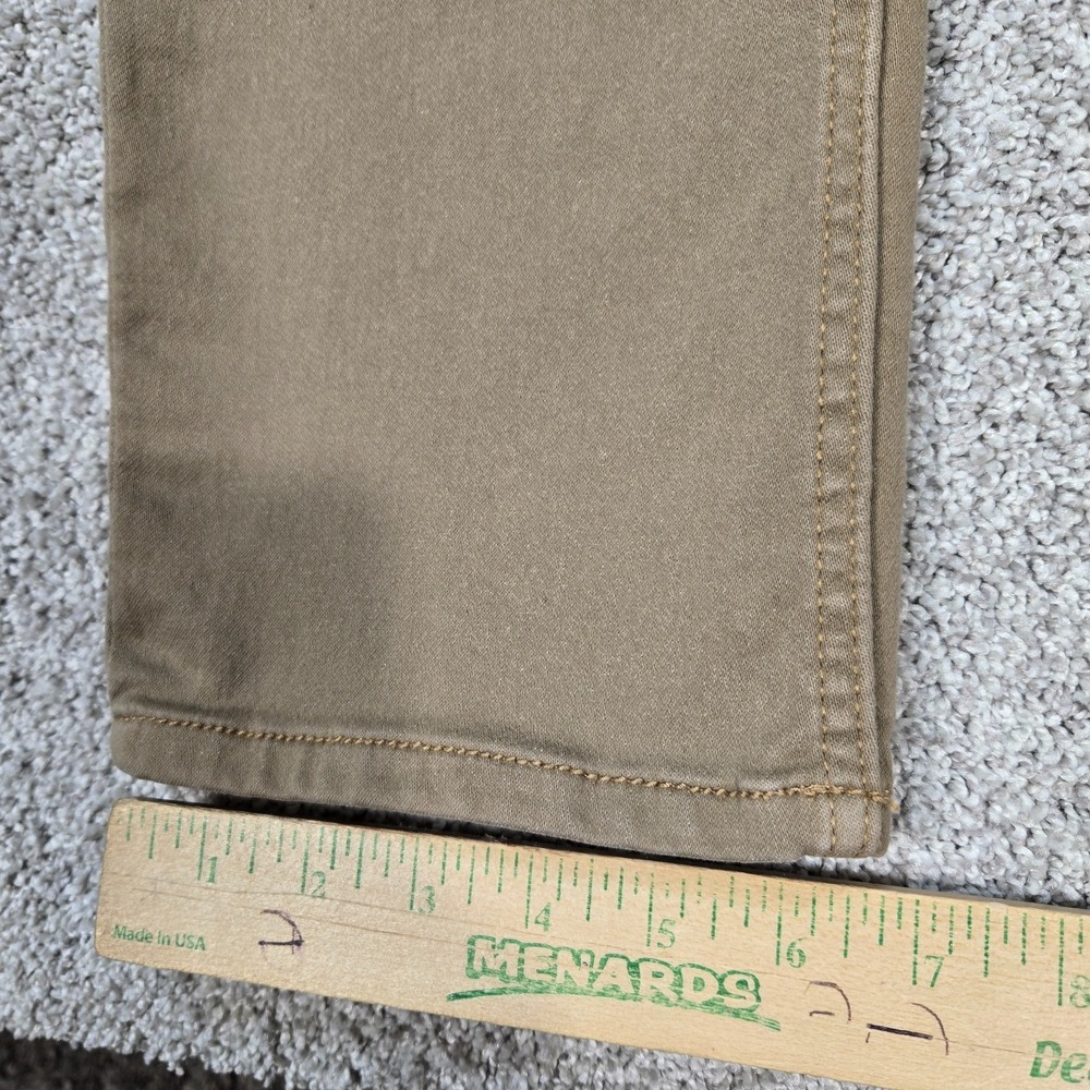 The Perfect Jean TPJ Jeans Mens 34x34 (fit 35x33) Slim Thick khaki tan stretch - Picture 8 of 10